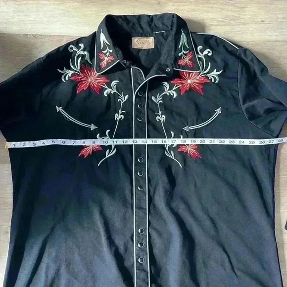 Scully Embroidered Snap Front Long Sleeve Shirt - Picture 3 of 10
